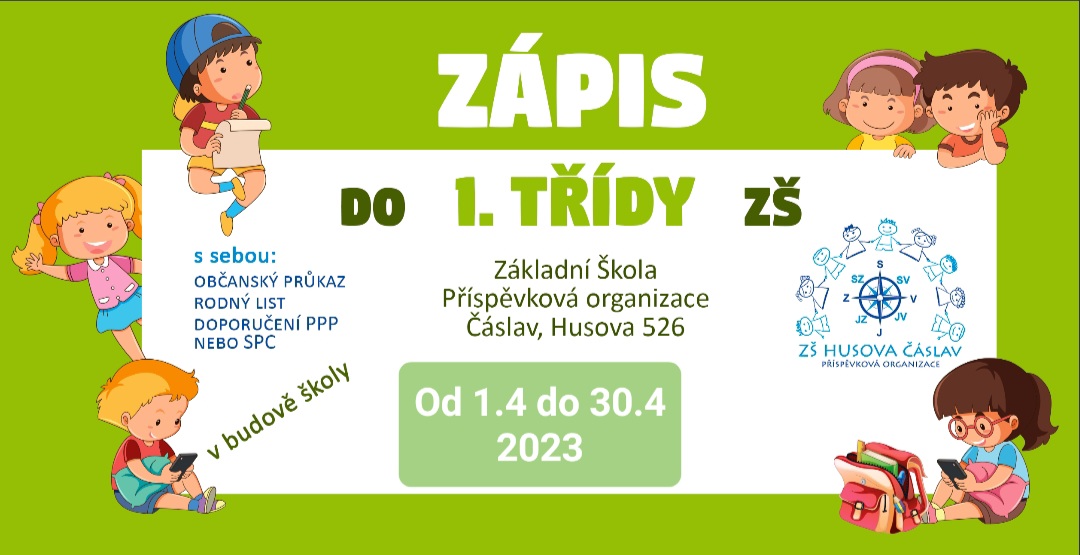 Zápis do 1. třídy 2023